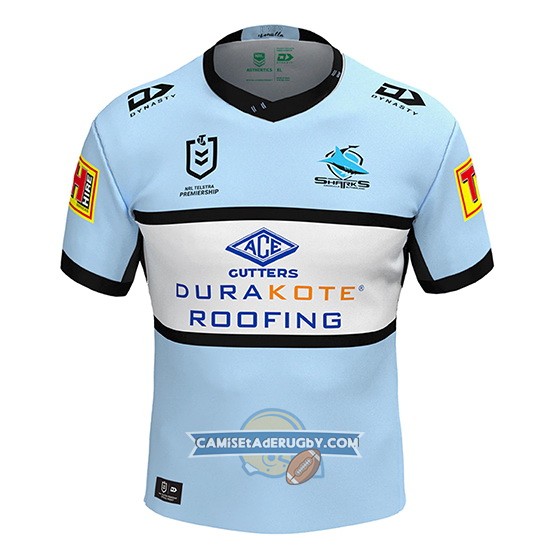 Camiseta Cronulla Sutherland Sharks Rugby 2020 Local